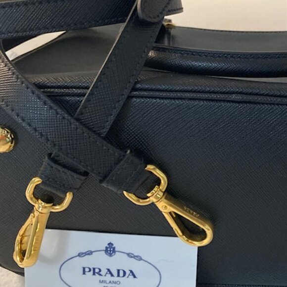 PRADA Galleria Handbag - Shoulder bag in Saffiano black Leather,  Model 1BA896 - Picture 4 of 9